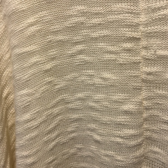 Open front cream cardigan - long length - Picture 4 of 5